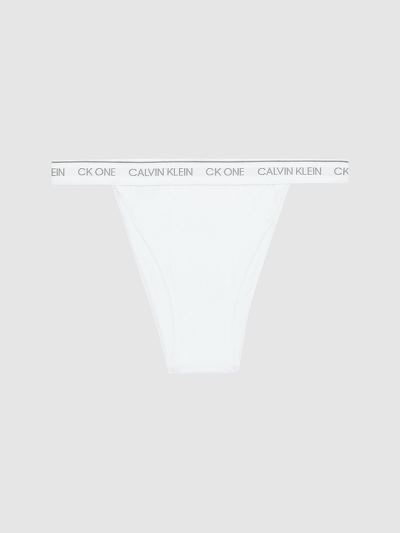 Calvin Klein Underwear HU469871 | Calvin Klein CK One Brazilian Női Rövidnadrág Fehér